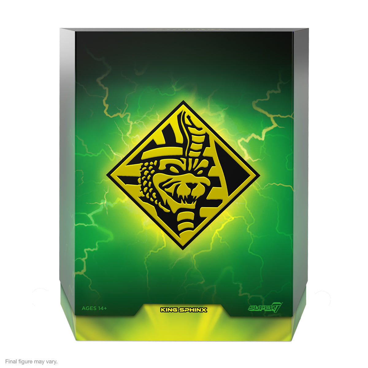 Super7 Ultimates Action Figure - Mighty Morphin Power Rangers - King Sphinx packaging - Action Figure