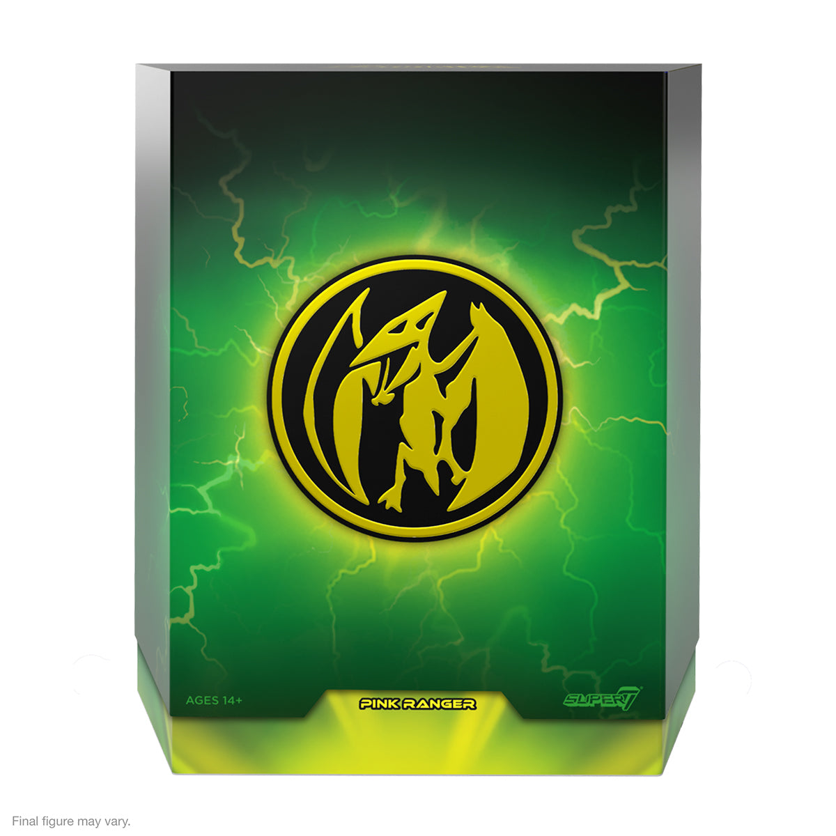 Super7 Ultimates - Mighty Morphin Power Rangers - Pink Ranger packaging - Action Figure