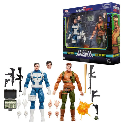 Punisher & Nick Fury – Marvel Comics – Hasbro Marvel Legends 2-Pack