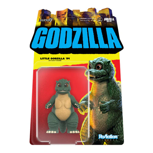 GODZILLA LITTLE GODZILLA SUPER 7 REACTION FIGURE