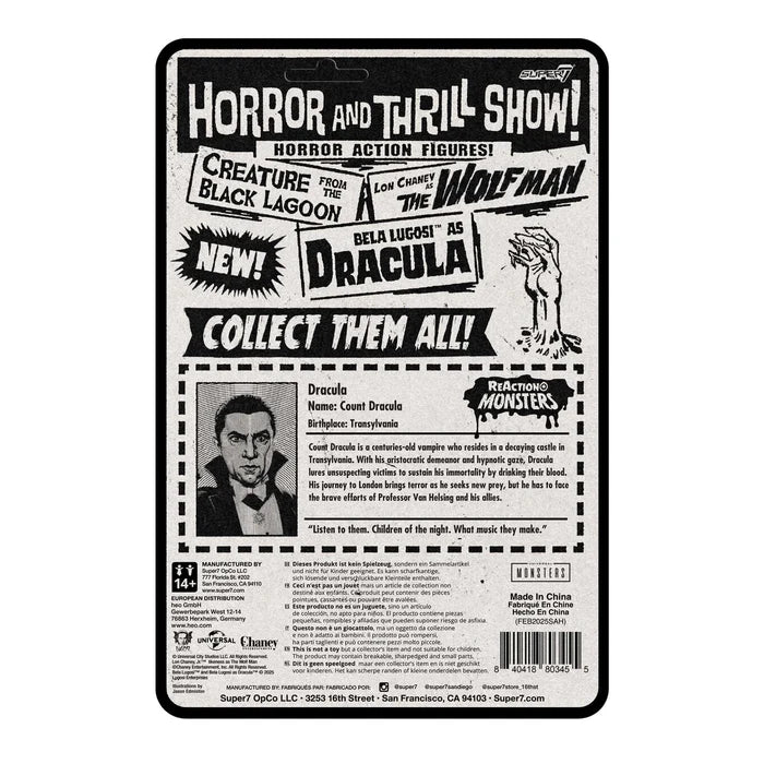 The Wolf Man – Universal Monsters – Super7 ReAction Figure - Action Figures - Horror