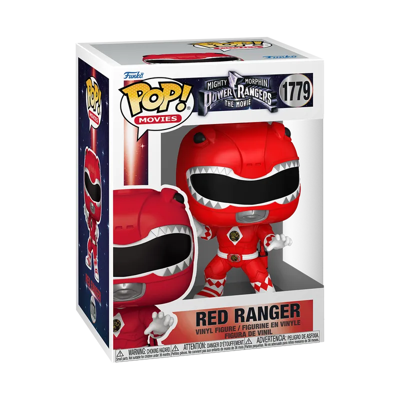 Red Ranger Funko Pop from the Mighty Morphin Power Rangers - in Box