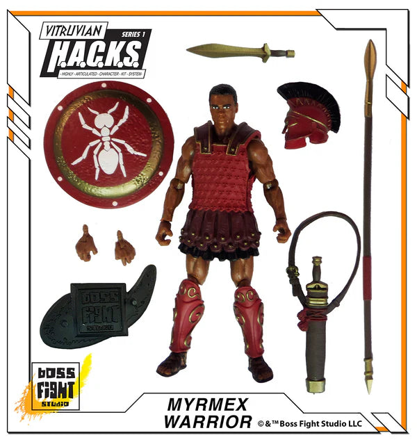River Myrmex Warrior – Vitruvian H.A.C.K.S. Figure by Boss Fight Studios - Unclassified