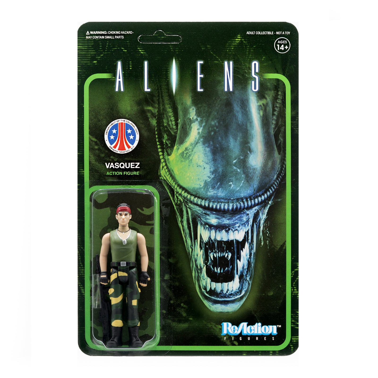 SPACE MARINE VASQUEZエイリアンフィギュア SPACE MARINE VASQUEZエイリアンフィギュア 1993 Kenner Aliens Carded