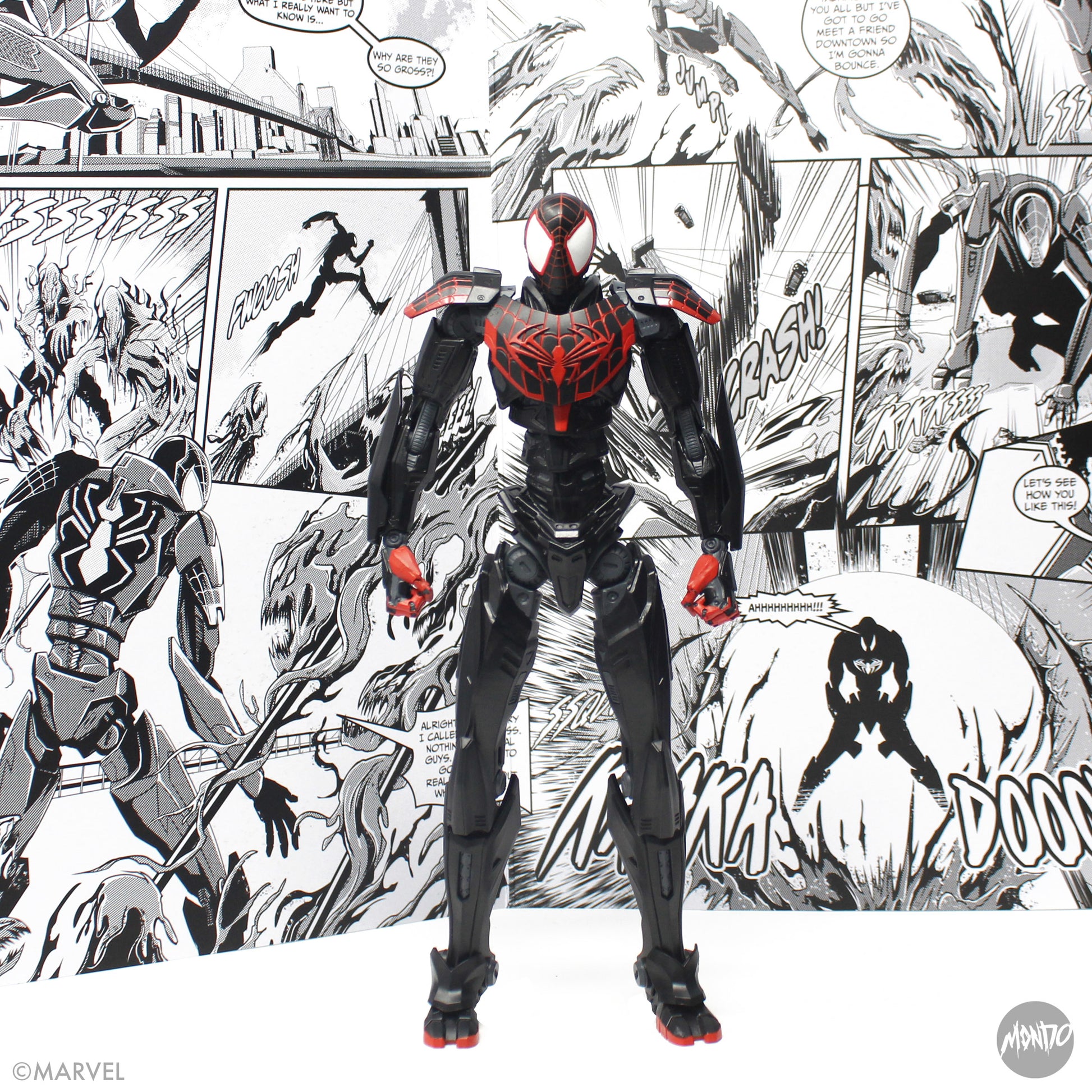 Miles Morales Spider-Man Mecha – Marvel 10" Figure | Mondo Mecha SDCC 2021 PX Exclusive