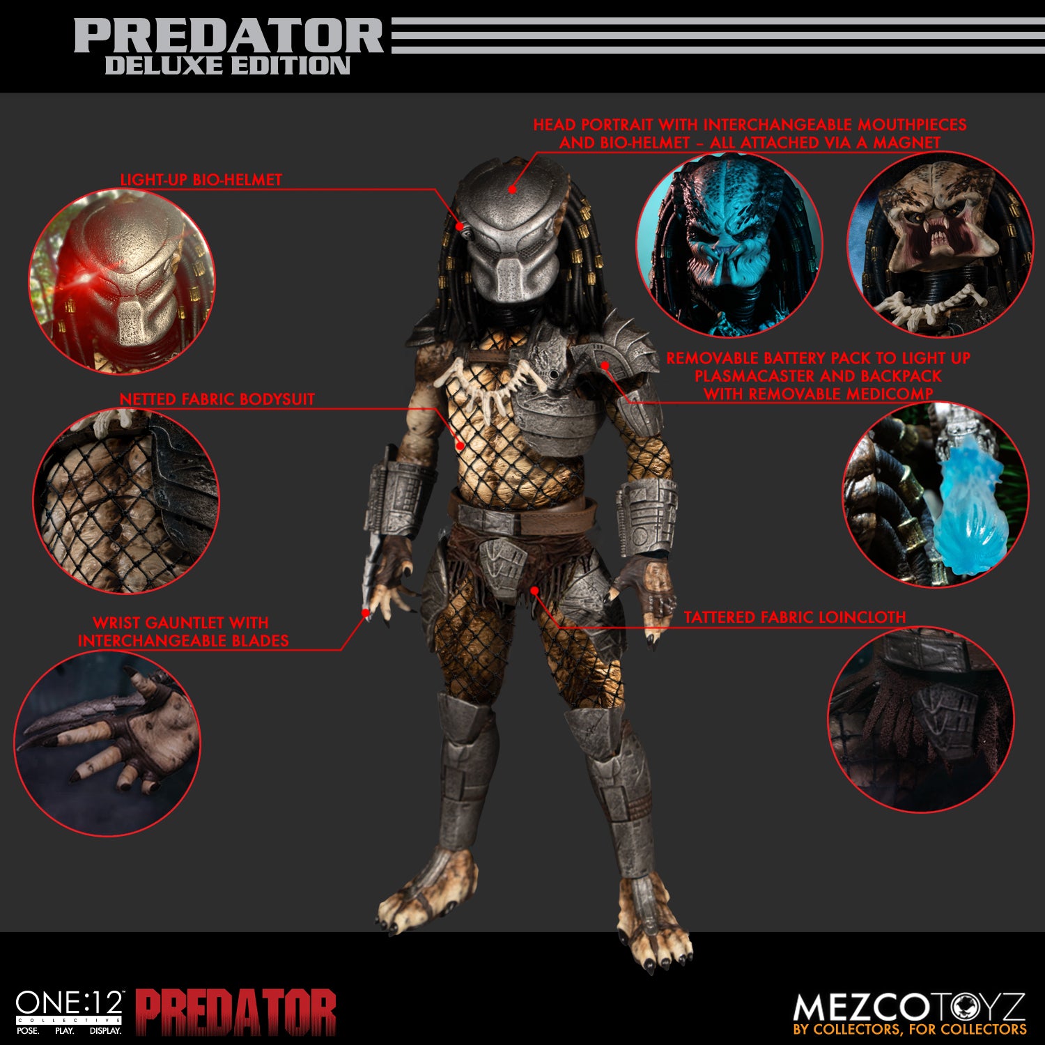 Predator Jungle Hunter – One:12 Collective Figure by Mezco Toyz