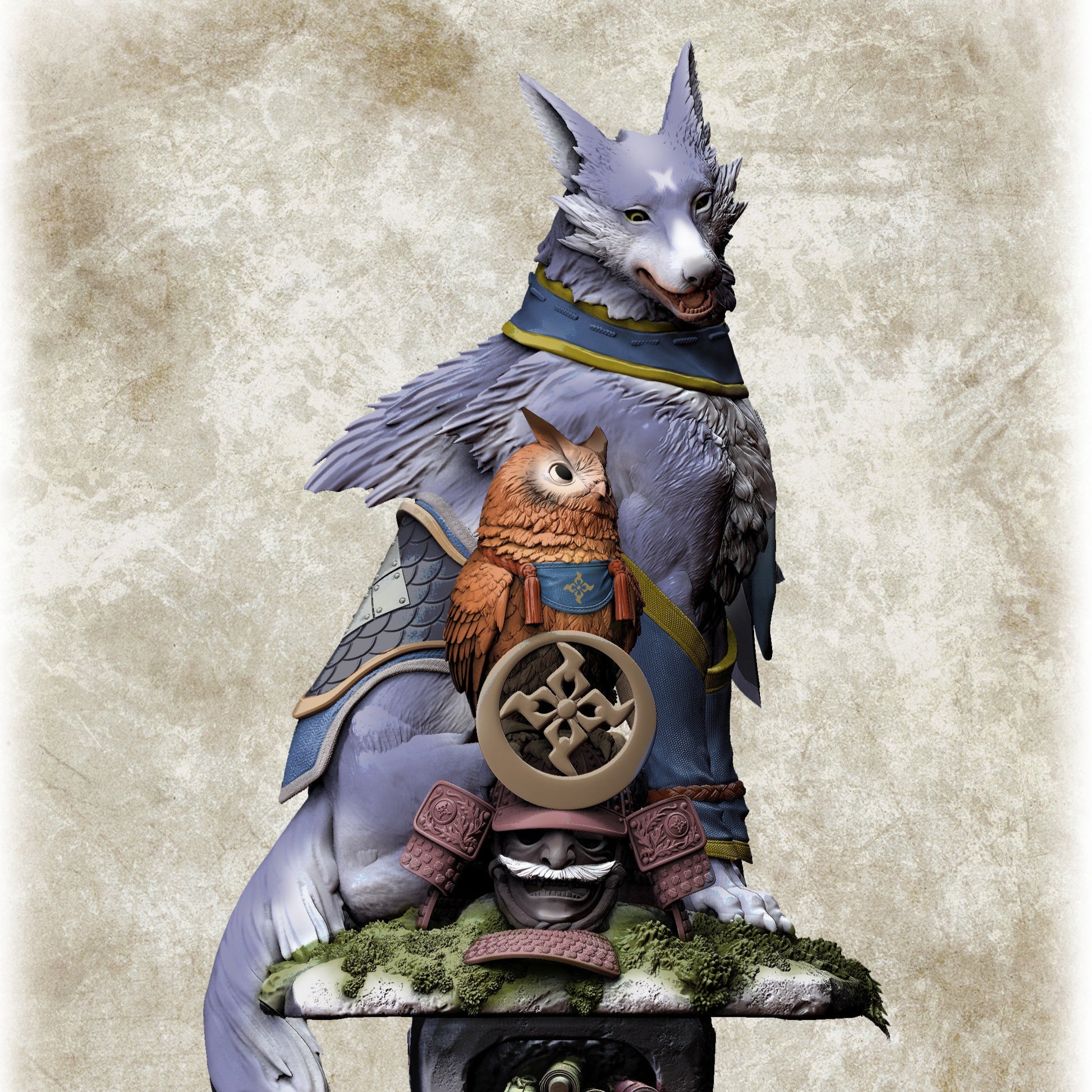 MONSTER HUNTER PALAMUTE CFB CREATORS MODEL