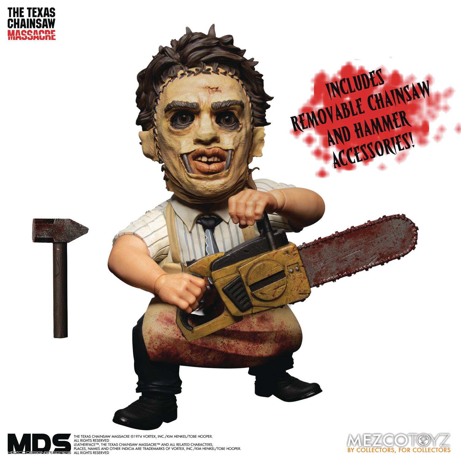 Leatherface (1974) – Texas Chainsaw Massacre MDS Figure by Mezco Toyz