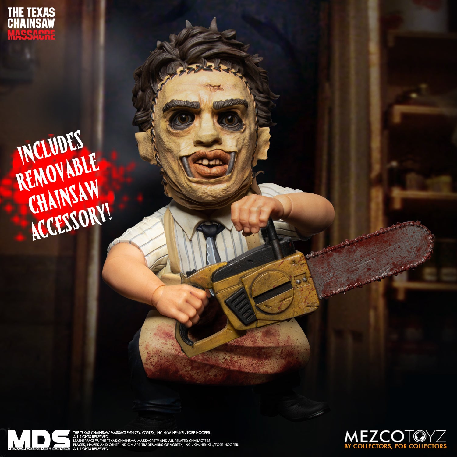 Leatherface (1974) – Texas Chainsaw Massacre MDS Figure by Mezco Toyz
