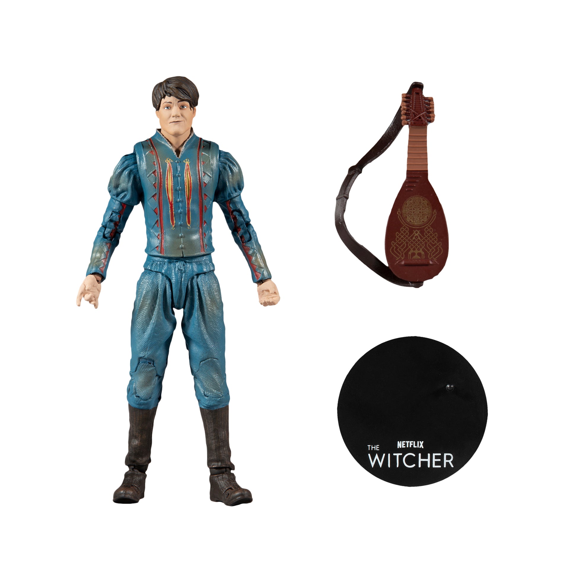 Jaskier Multi-Heads Figure – The Witcher Netflix 7” (McFarlane Toys)