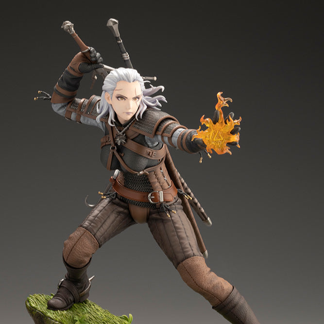 The Witcher – Geralt of Rivia Bishoujo 1/7 Scale Statue – Kotobukiya