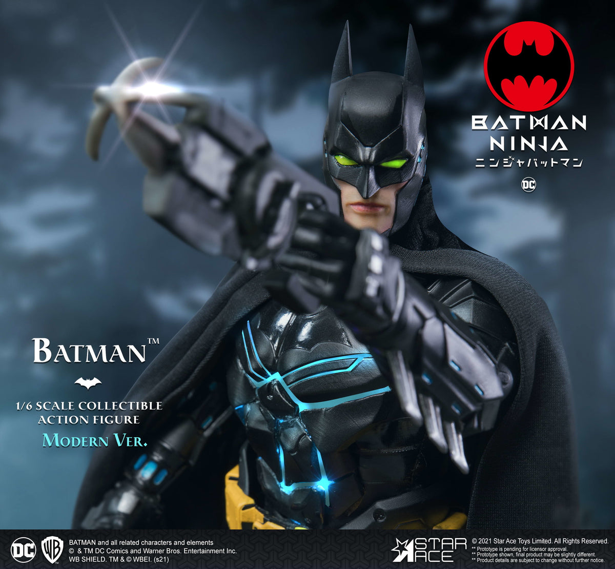 Star Ace Toys - Batman Ninja Modern Batman 1/6 Coll Action Figure Deluxe Version (Net Star Ace Toys - Batman Ninja Modern Batman 1/6 Coll Action Figure Deluxe Version (Net