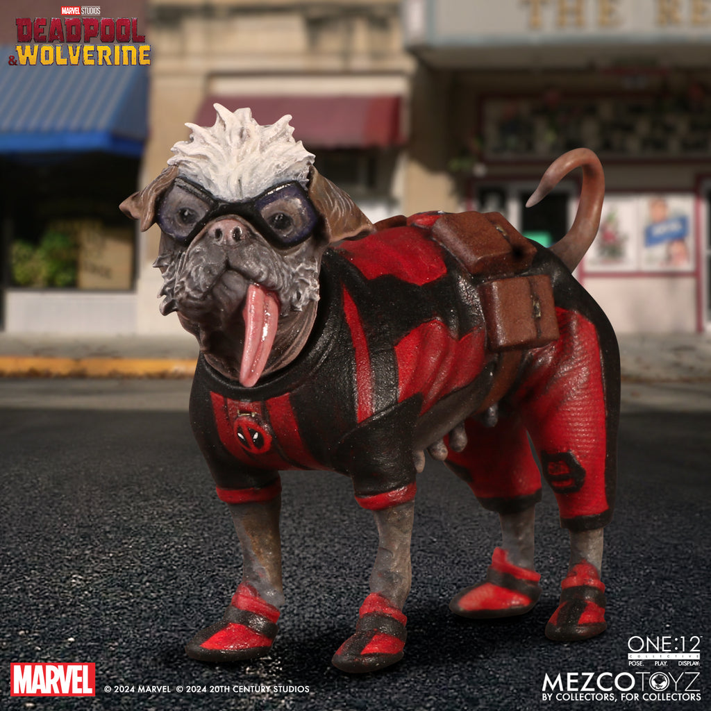 Deadpool (with Dogpool) – Marvel Deadpool & Wolverine – Mezco One:12 Collective Figure