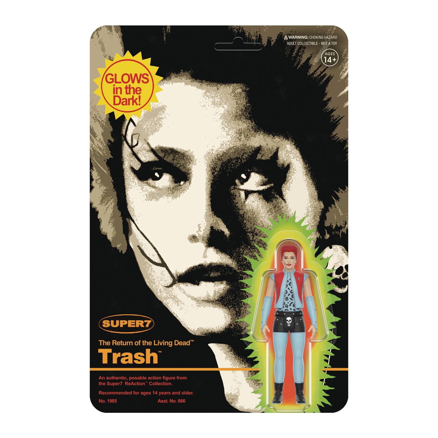 Return of the Living Dead – Trash Glow-in-the-Dark ReAction Figure by Super7