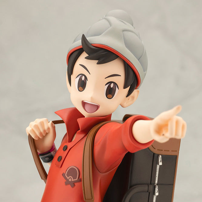 Pokémon Victor with Scorbunny ARTFX J Statue by Kotobukiya