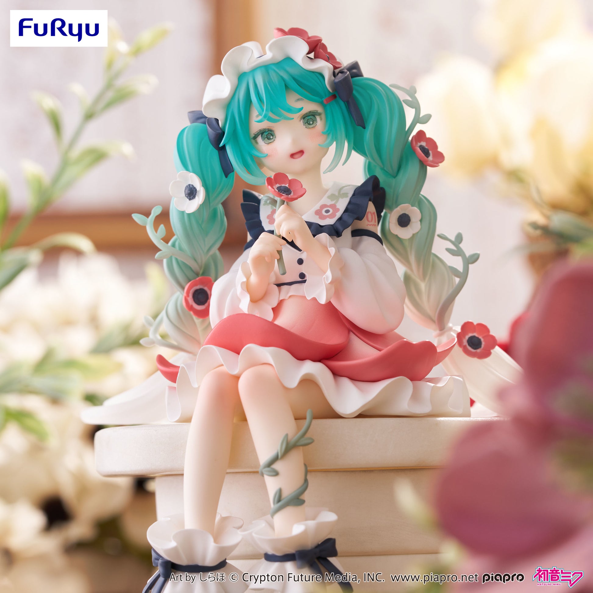 Hatsune Miku – Flower Fairy Clover Noodle Stopper Figure by FuRyu