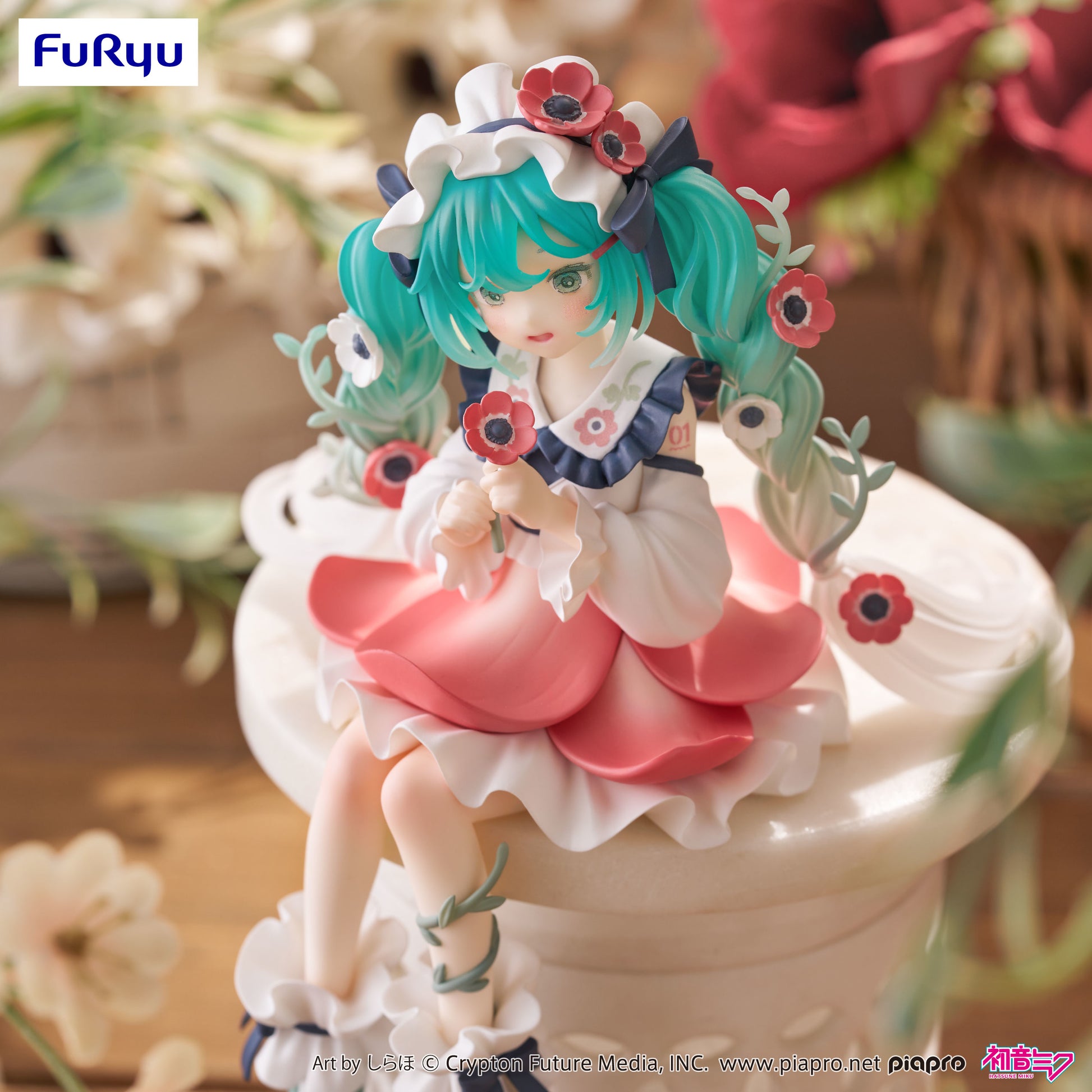 Hatsune Miku – Flower Fairy Clover Noodle Stopper Figure by FuRyu