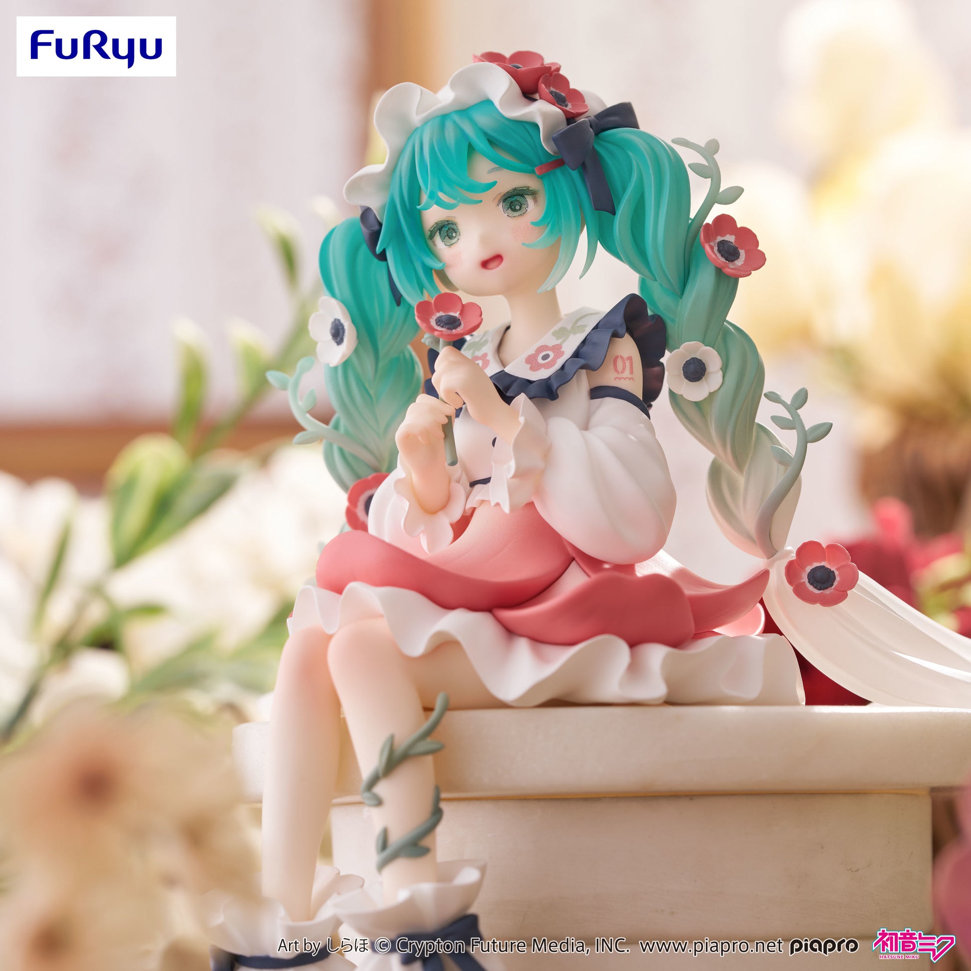 Hatsune Miku – Flower Fairy Clover Noodle Stopper Figure by FuRyu
