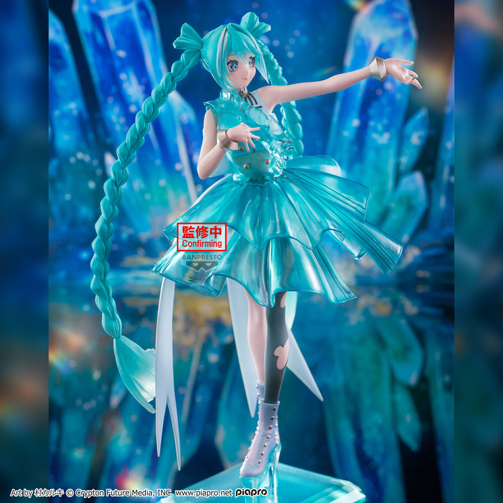 Hatsune Miku Evolve ClearLuxe Emerald Gem Figure