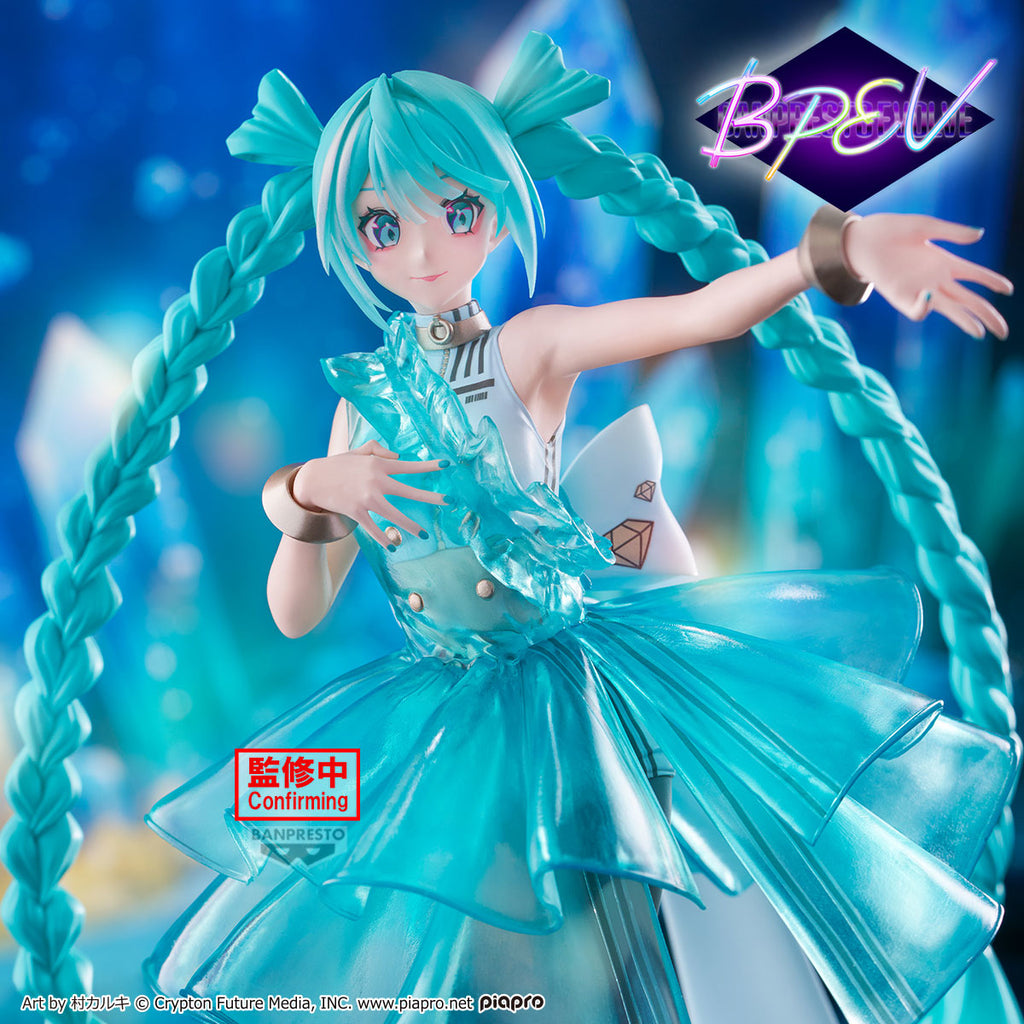 Hatsune Miku Evolve ClearLuxe Emerald Gem Figure