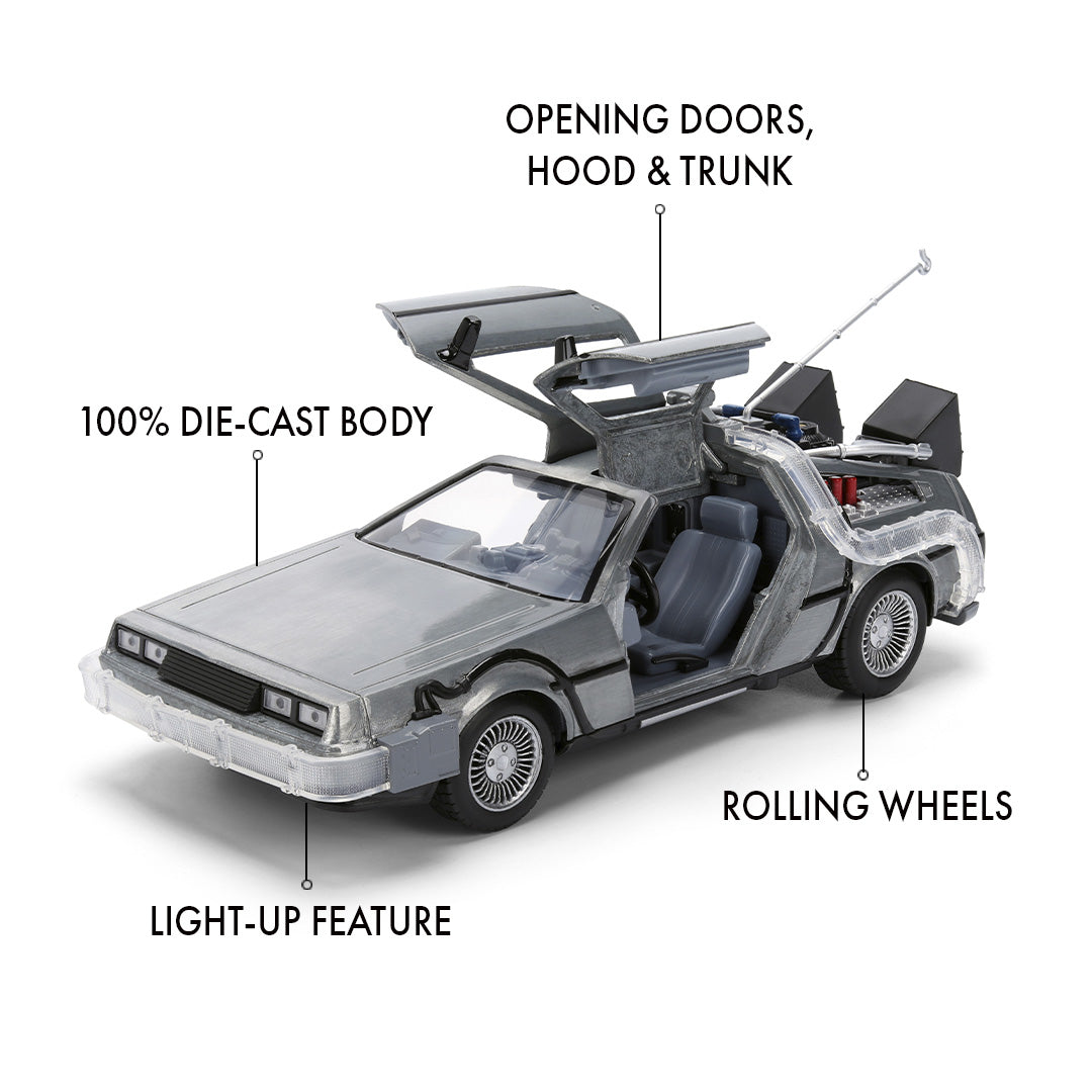 Back to the Future DeLorean 40th Anniversary Die-Cast by Jada