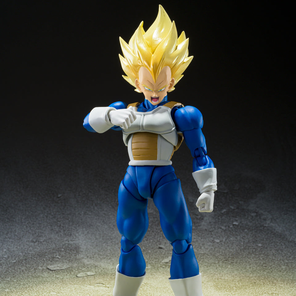 S.H. Figuarts Dragon Ball Z: Super Saiyan Vegeta – Awakened Super Saiyan Blood Action Figure - Action Figures - Anime - Dragon Ball