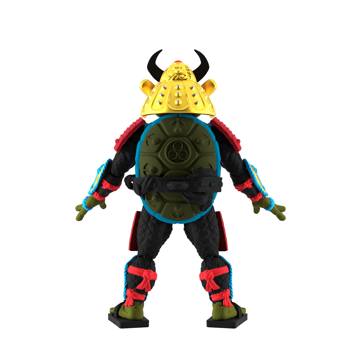 Super7 Ultimates - TMNT - Sewer Samuai Leonardo with accessories - Rear view