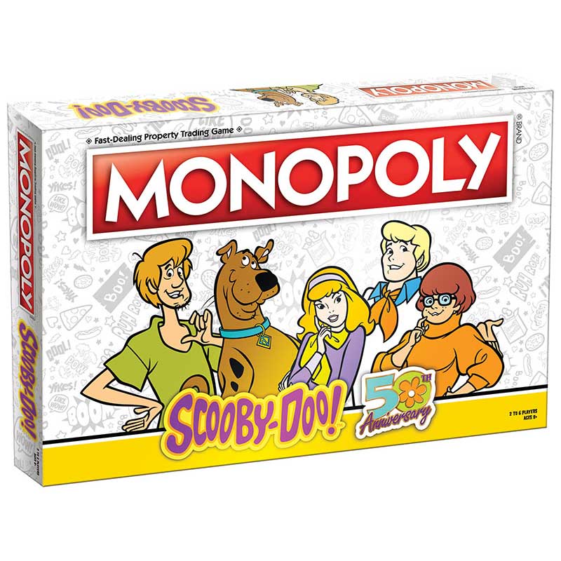 Monopoly game box featuring Scooby-Doo characters on a white background - Games - Board Games - Monopoly