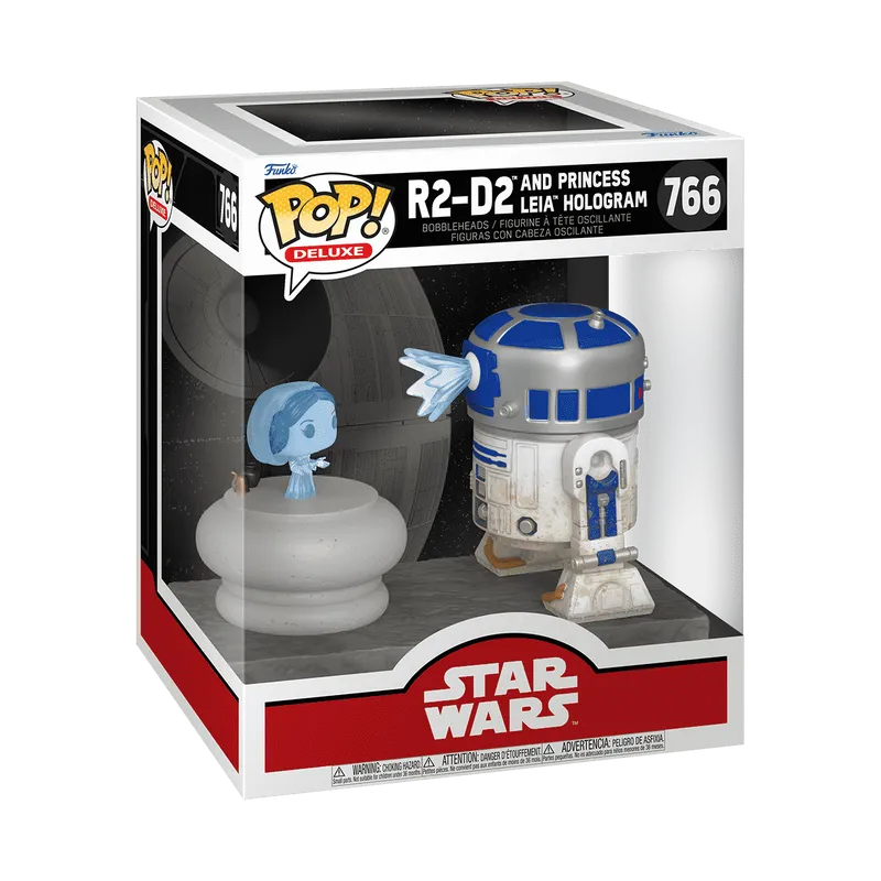 Star Wars – R2-D2 & Princess Leia Hologram – Funko Pop! #766