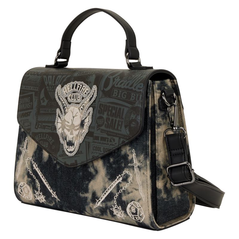 STRANGER THINGS 5 HELLFIRE CLUB CROSSBODY BAG