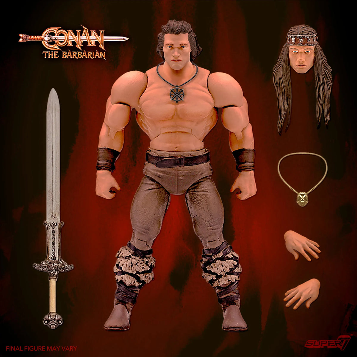 Super7 Ultimates Action Figure - Conan the barbarian - with accessories - Action Figure