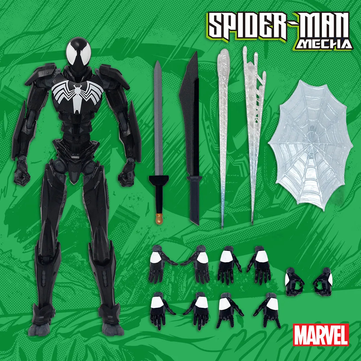 Spider-Man Mecha – Marvel 10" Figure | Mondo Mecha Series - Action Figures - Marvel