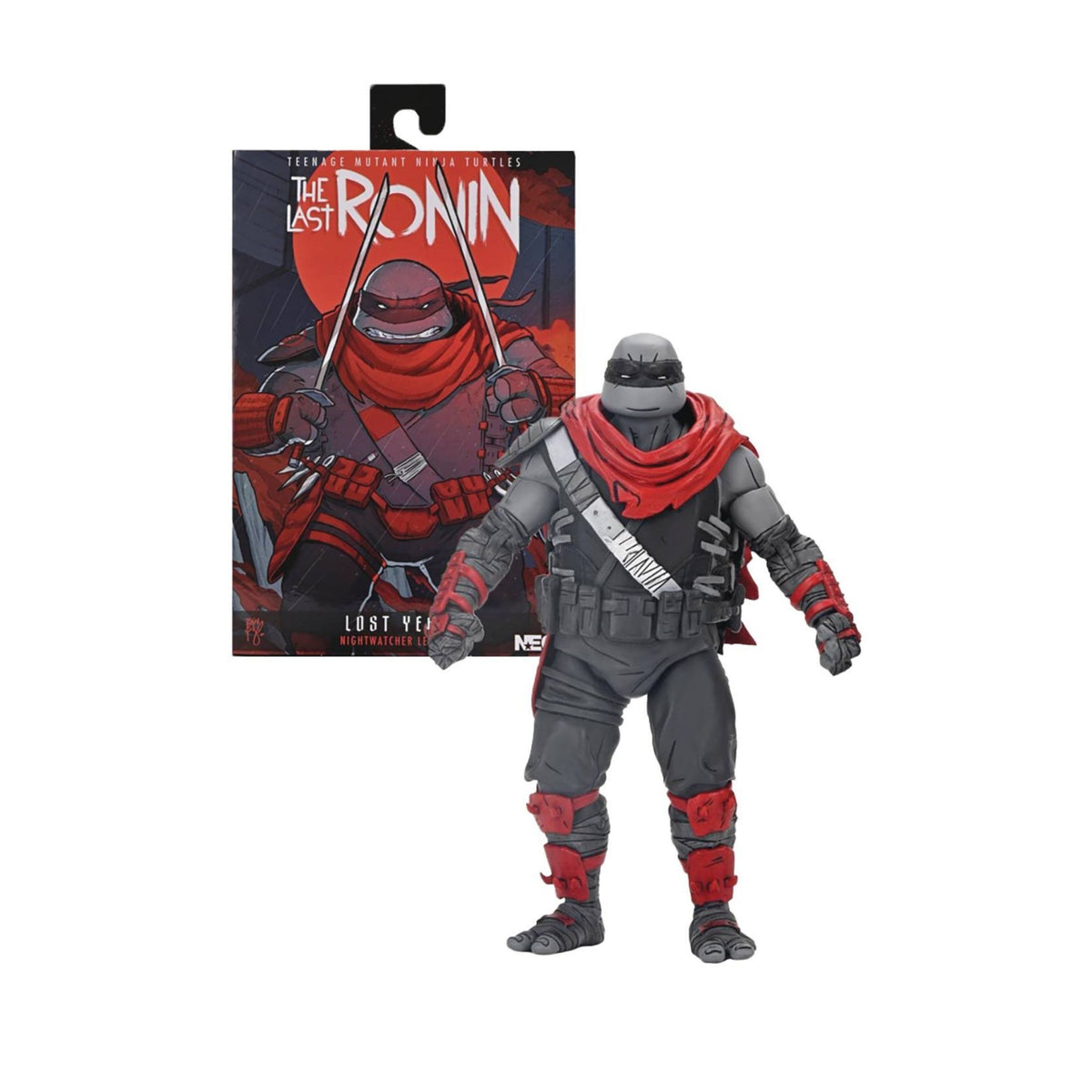 NECA Action Figure - TMNT: The Last Ronin: Leonardo Packaging and figure