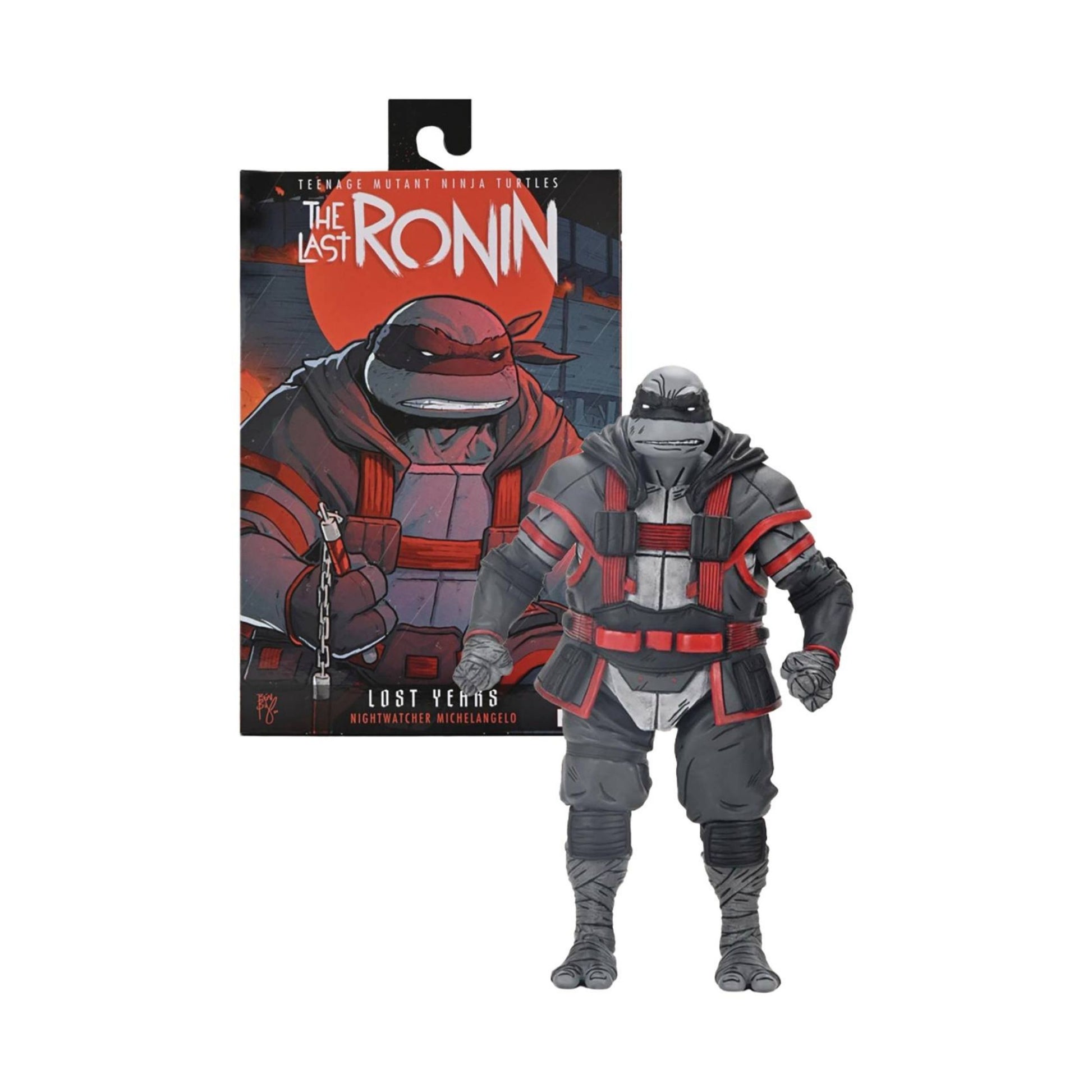 NECA Action Figure - TMNT: The Last Ronin: Michelangelo Packaging and figure