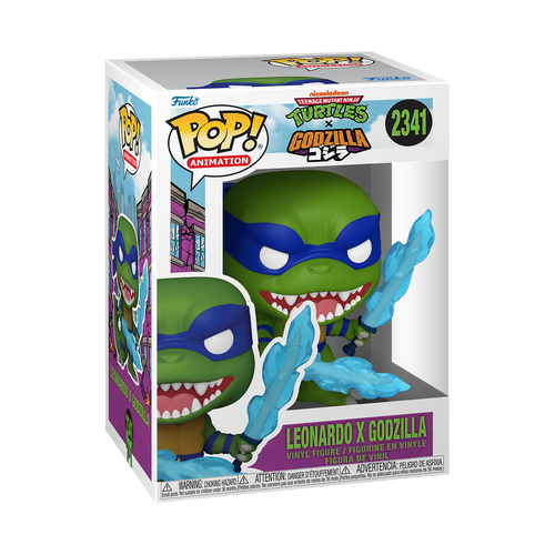TMNT LEONARDO X GODZILLA # 2341 POP!