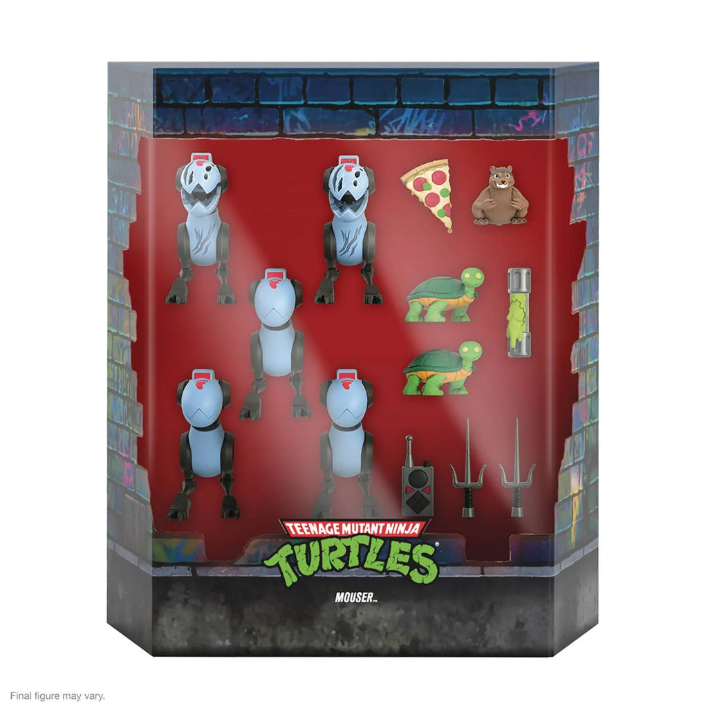 TMNT ULTIMATES Wave 6 Mousers 5-Pack – Super7 Action Figure Set