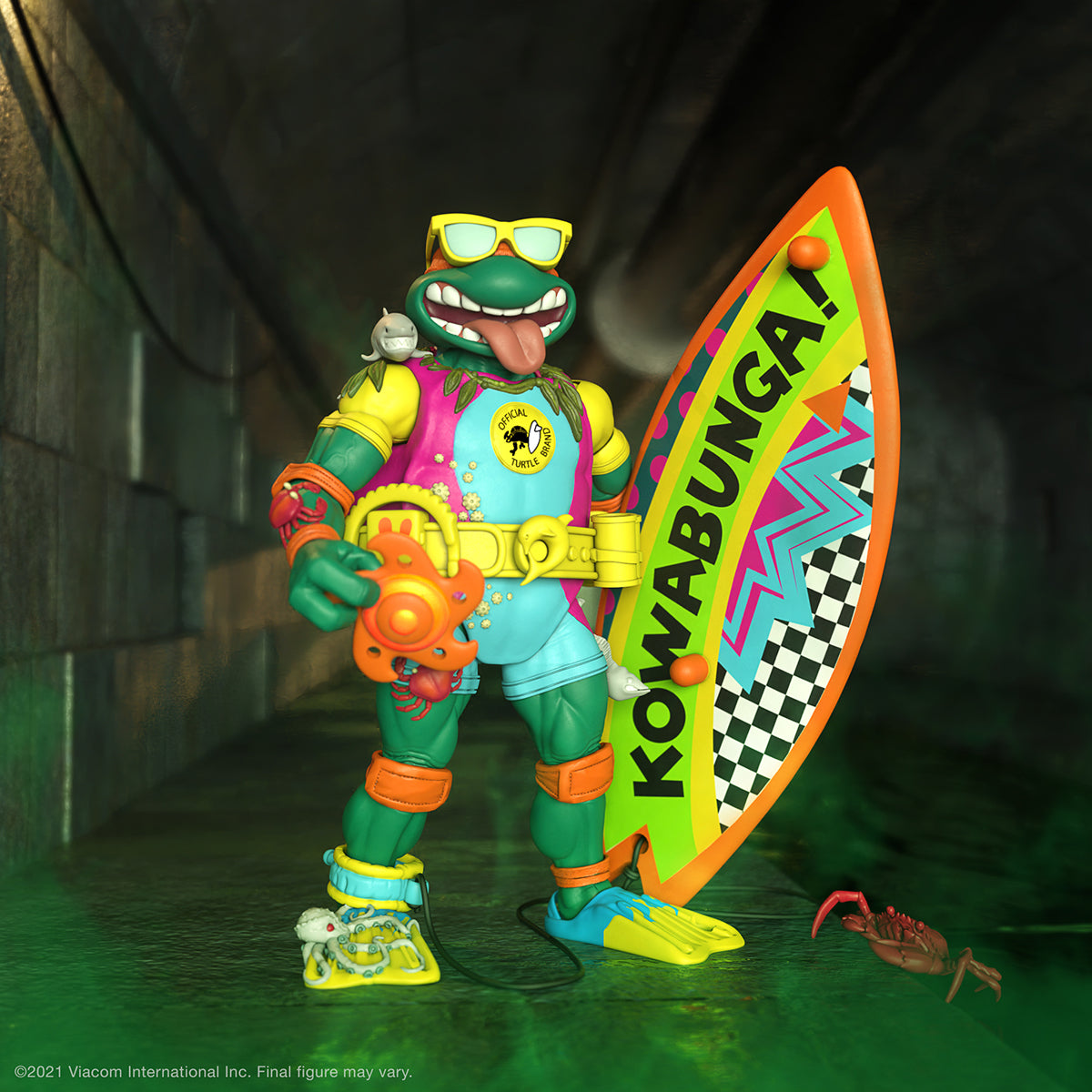 Super7 Ultimates - TMNT - Surfer Mike Diorama - Action Figure