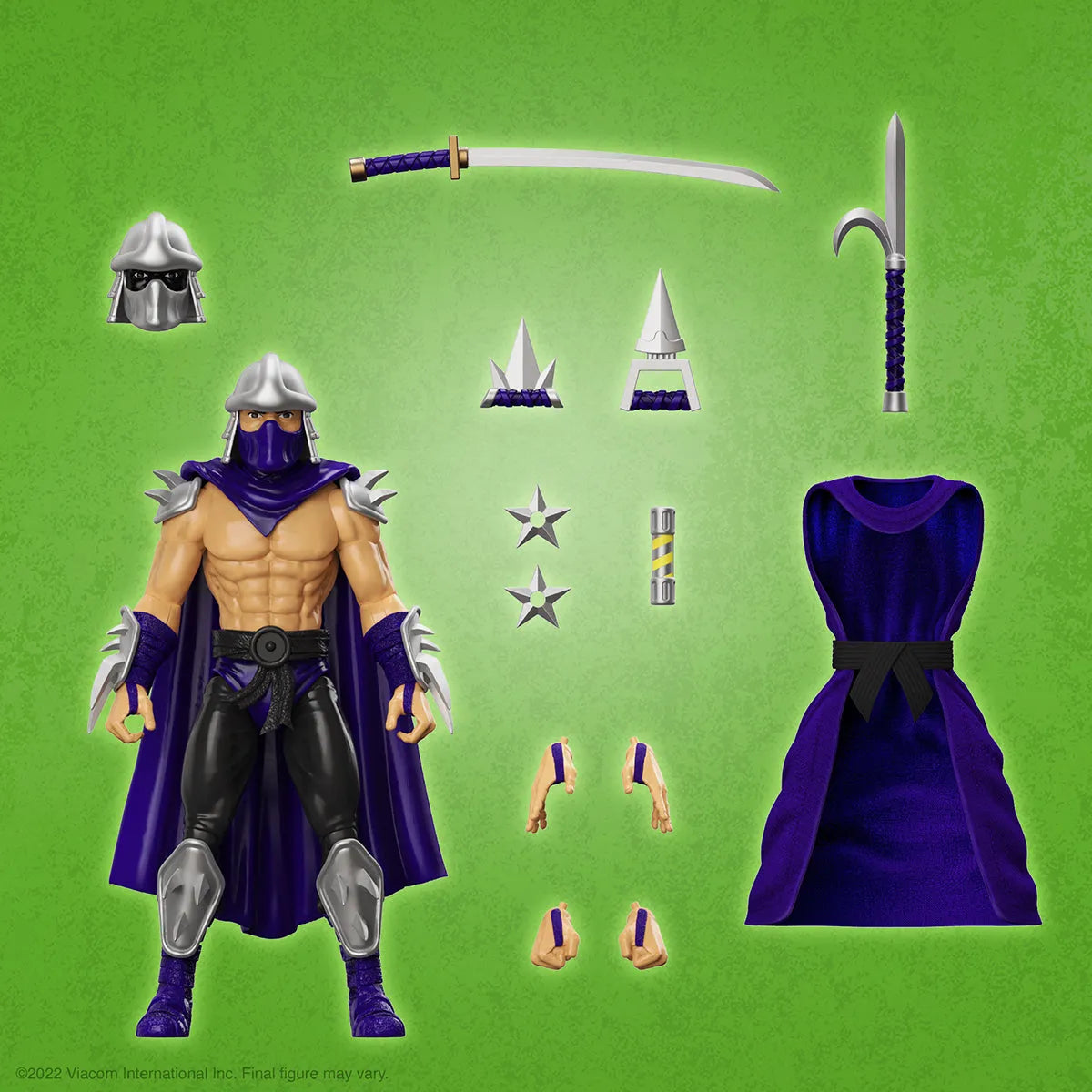 Super7 Ultimates - TMNT - Shredder Action figure with accessories - Action Figure
