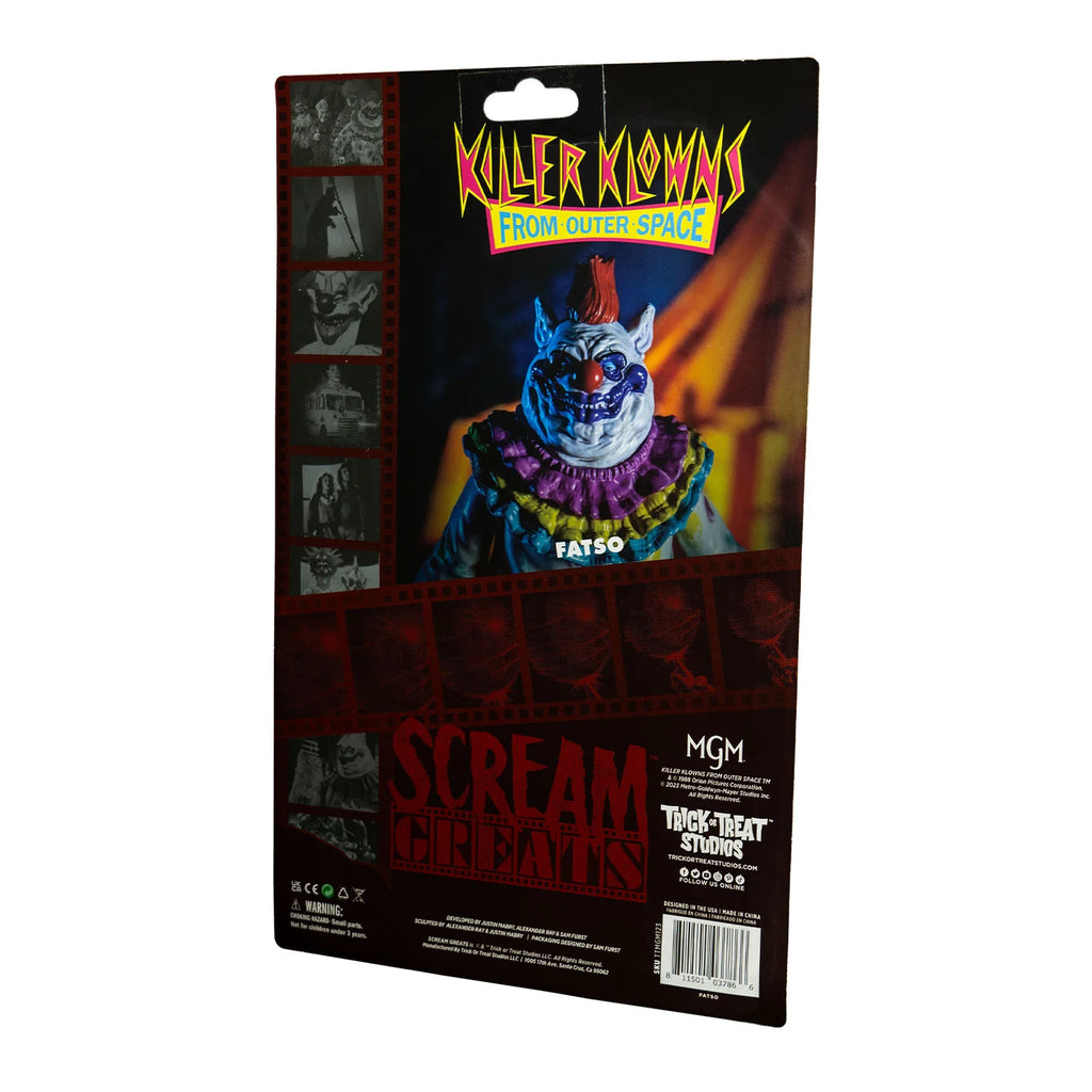 Fatso – Killer Klowns from Outer Space 8" Figure | Trick or Treat Studios Scream Greats