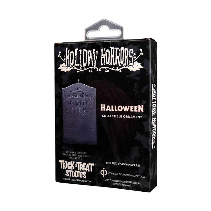 Judith Myers Tombstone – Halloween – Trick or Treat Studios Holiday Horrors Ornament