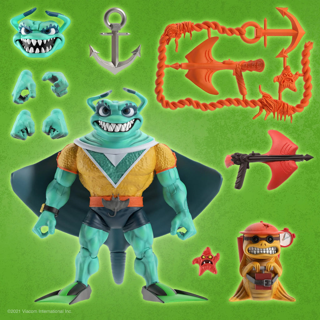 Super7 Ultimates Action Figure - TMNT - Ray Fillet - with accessories