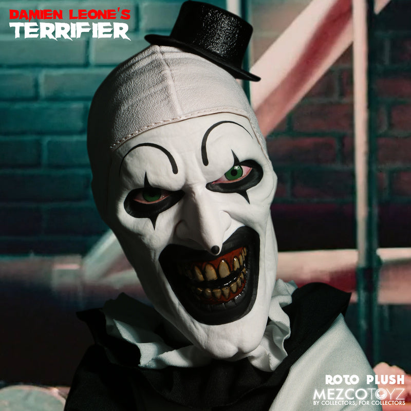 Terrifier – Art the Clown 18-Inch Roto Plush Figure by MezcoToyz