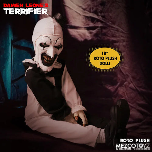 Terrifier – Art the Clown 18-Inch Roto Plush Figure by MezcoToyz