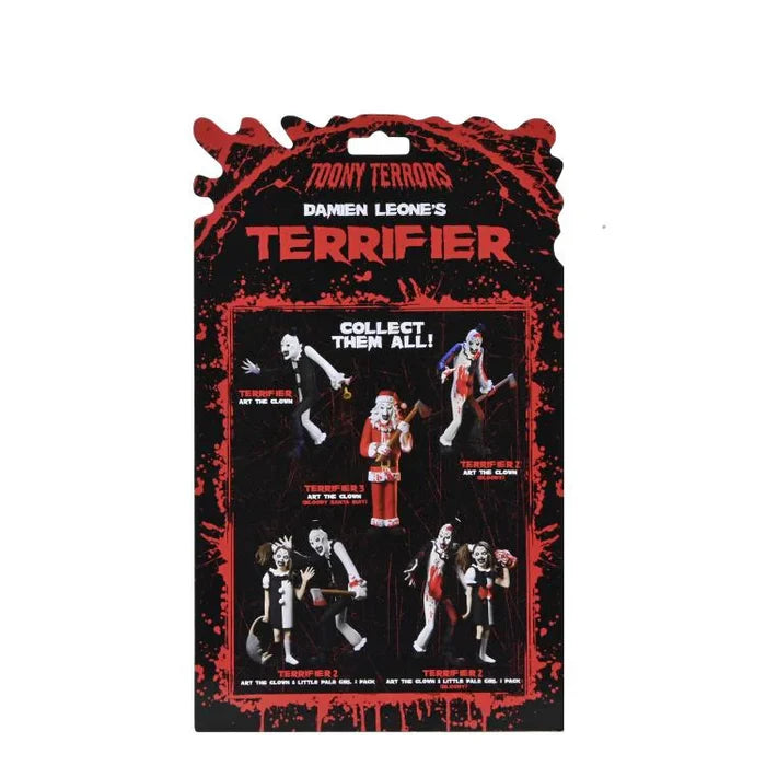 TERRIFIER 3 TOONY TERRORS ART THE CLOWN BLOODY SANTA SUIT FIGURE - Action Figures - Horror