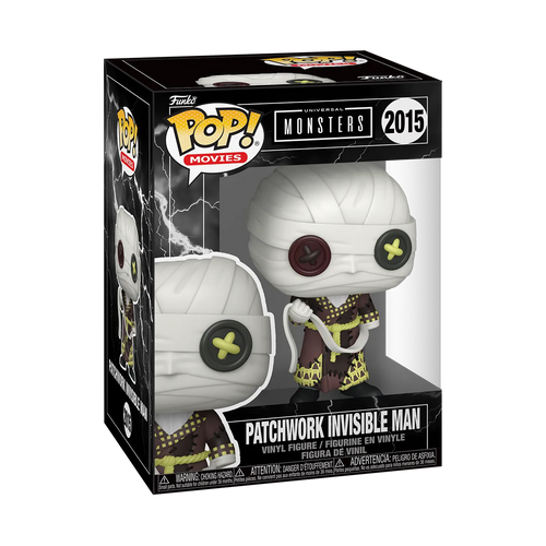 UNIVERSAL MONSTERS PATCHWORK INVISIBLE MAN #2015 POP!
