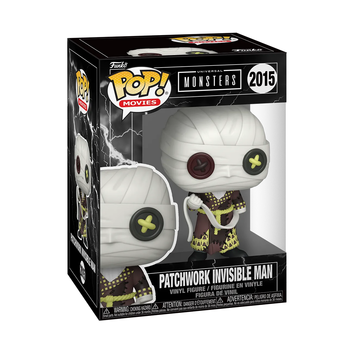 UNIVERSAL MONSTERS PATCHWORK INVISIBLE MAN #2015 POP!