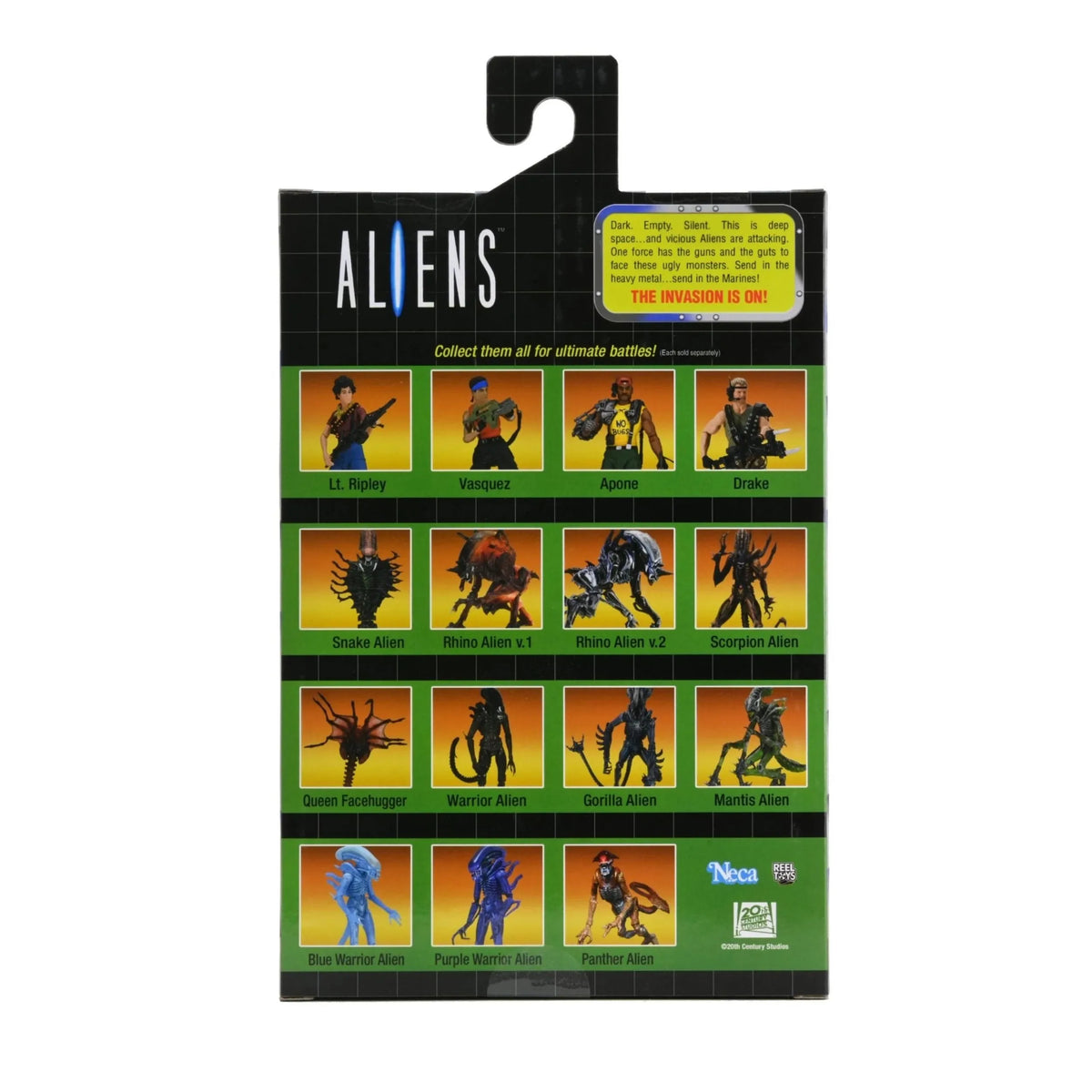 Ultimate Night Cougar Alien – Aliens Kenner Tribute – NECA 7″ Scale Action Figure - Action Figures - Movies - Alien & Predator