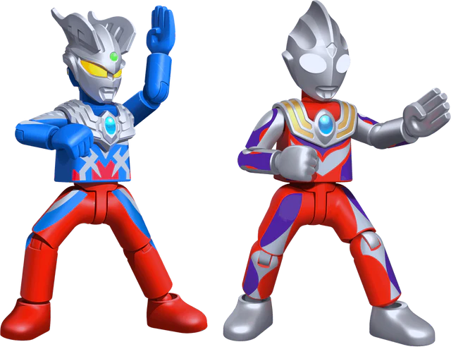 BLOKEES ULTRAMAN GALAXY VERSION 09: GLITTER GINGA BLIND BOX - Action Figures