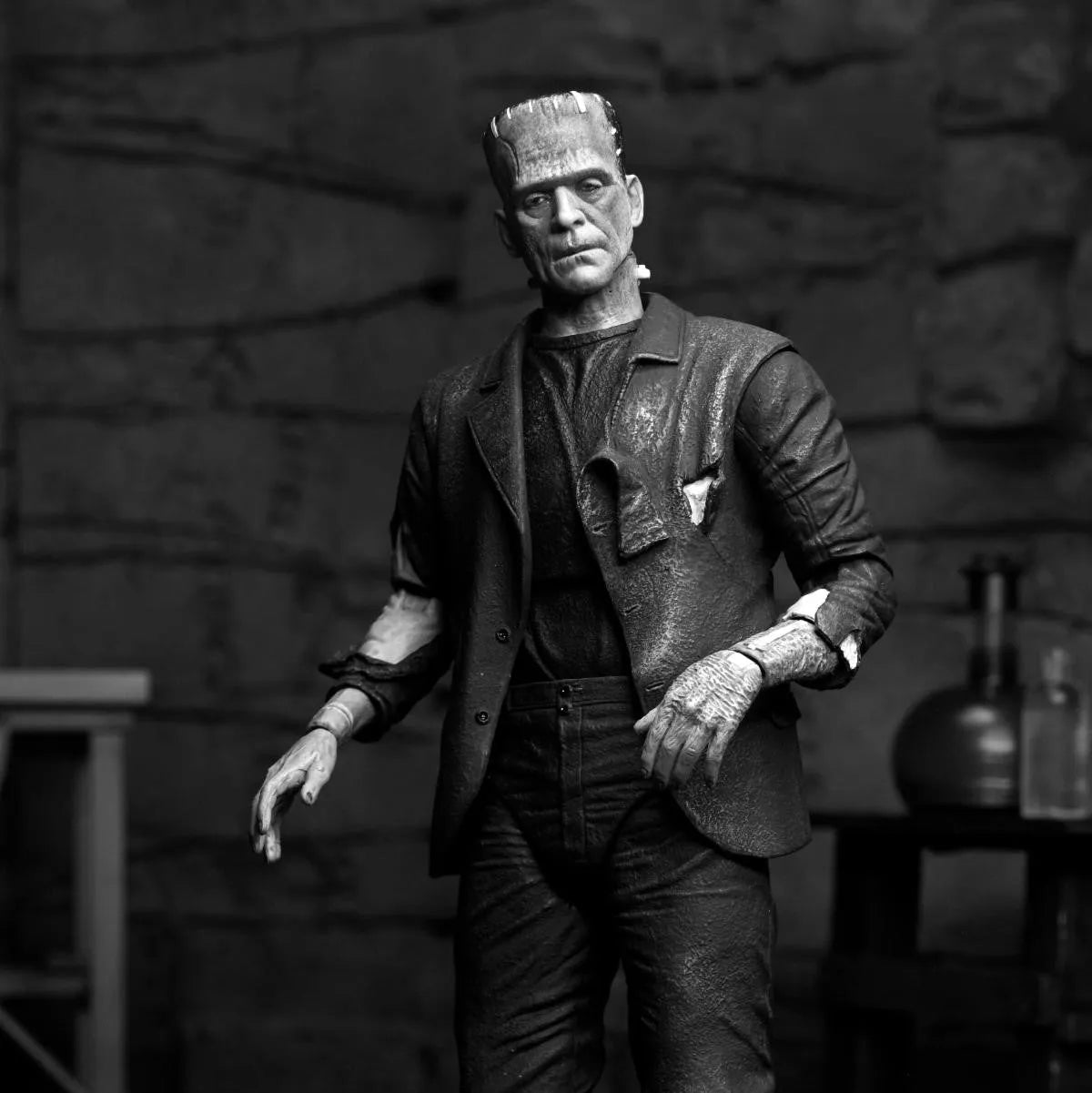 Universal Monsters – Frankenstein’s Monster (Black & White) Ultimate 7” Action Figure by NECA - Action Figure
