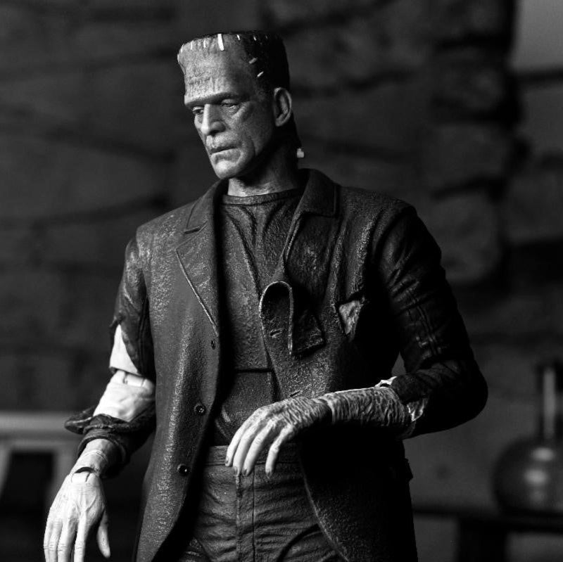 Universal Monsters – Frankenstein’s Monster (Black & White) Ultimate 7” Action Figure by NECA - Action Figure